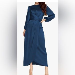 Perfect blue dress for a formal wedding